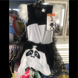 Panda Dress Up Halloween Costume Girls 7/8 Medium